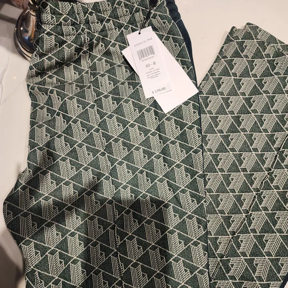 Lacoste Green Patterned Polo and Pants Set - Picture 8 of 8
